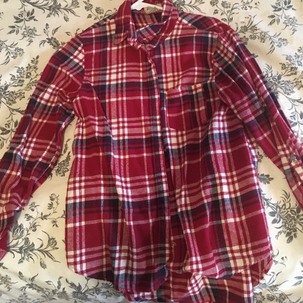 Long sleeved flannel